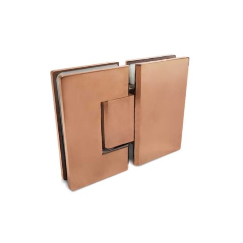 Šarka za tuš kabinu staklo-staklo 180 rose gold