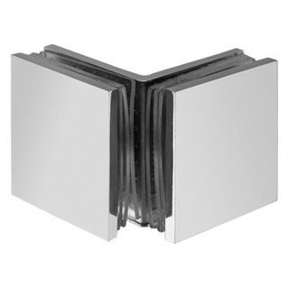 OGC-333-ED konektor staklo-staklo 90 Konektor za fiksne panele tuš kabine staklo-staklo polirani sjaj