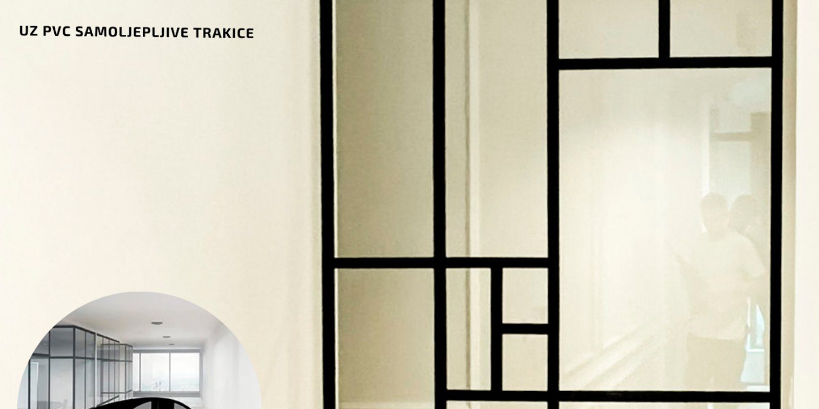 kreirajte svoj loft stil uz pvc crne mat trakice