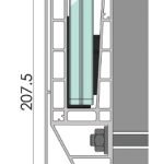 BV7600Y dimenzije profila za staklene ograde